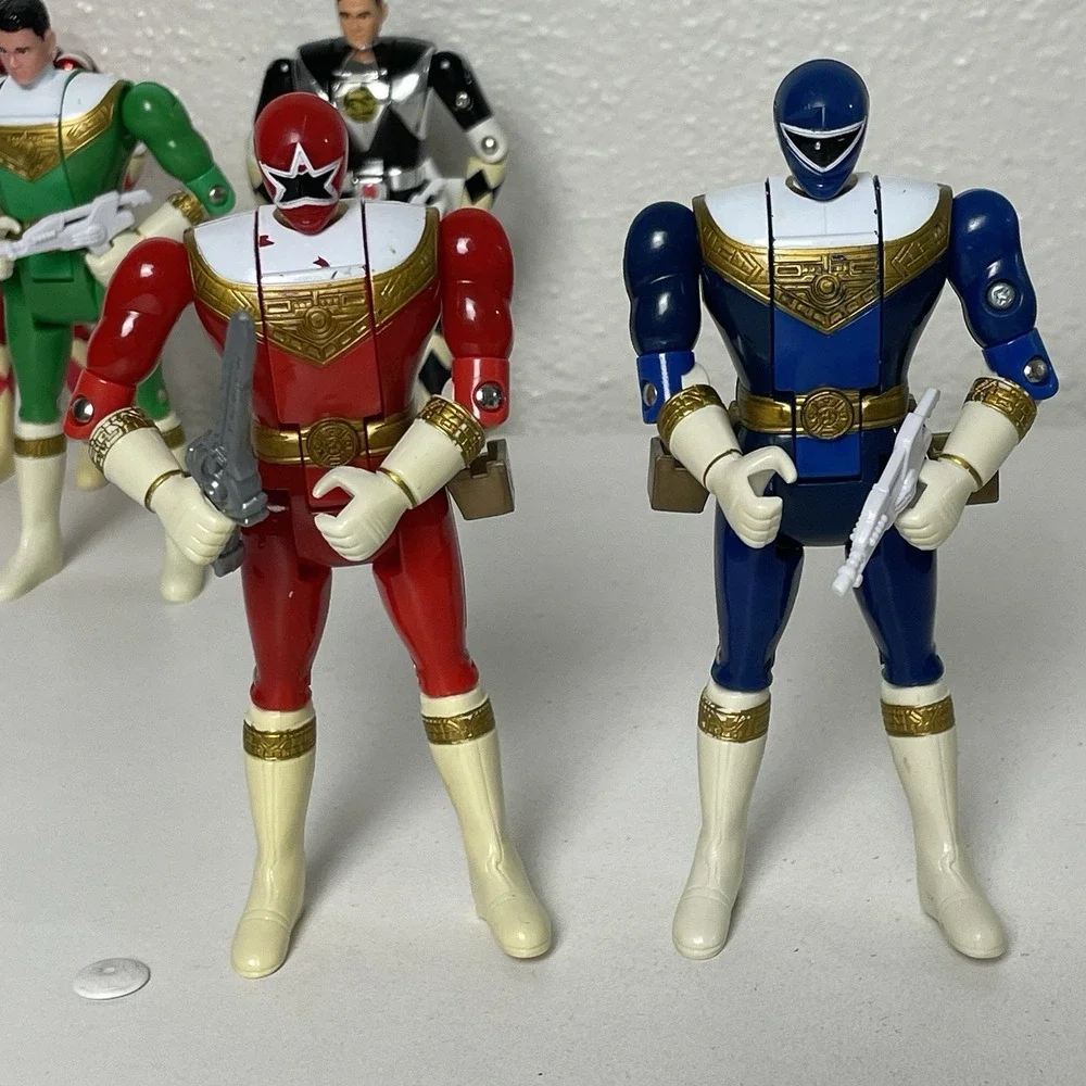 Mighty Morphin Power Rangers MMPR Action Figures Weapons Lot VINTAGE